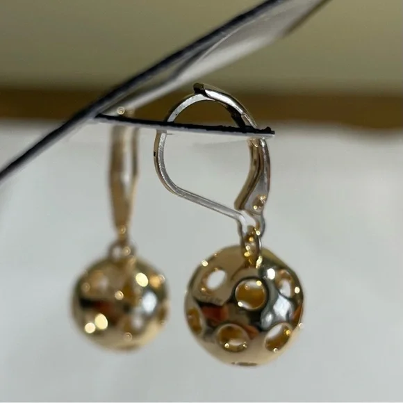 Napier Pickleball Drop Earrings - Gold toned- NWT - Picture 5 of 9